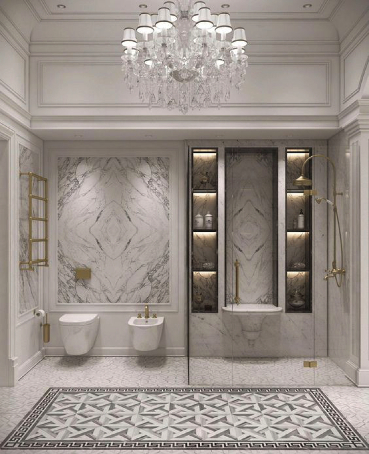 Bathroom Mosaic Inlay | Mosaics Lab | Tile Mosaic Artwork, Mosaic Patterns, Handmade Mosaic Art