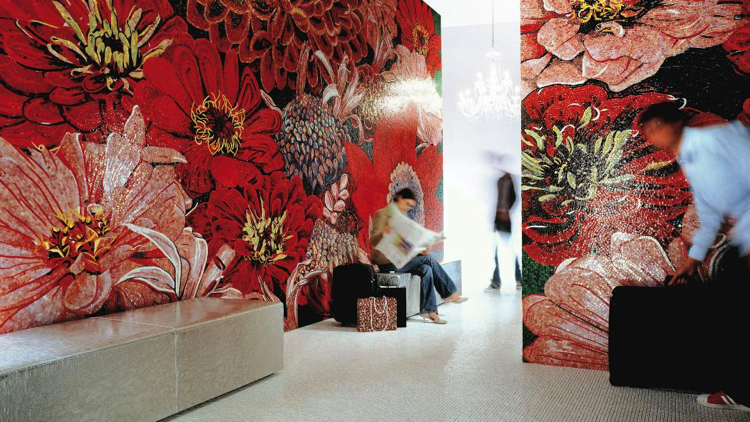 Statement Wall Mosaic | Mosaics Lab | Tile Mosaic Artwork, Mosaic Patterns, Handmade Mosaic Art