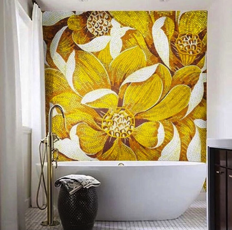 Bathroom Mosaic Backsplash | Mosaics Lab | Tile Mosaic Artwork, Mosaic Patterns, Handmade Mosaic Art
