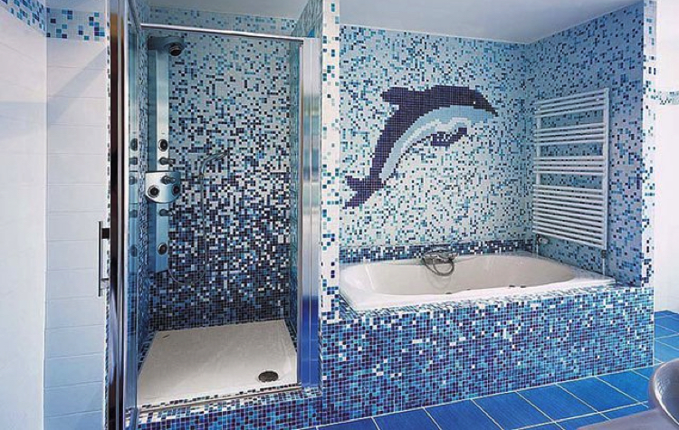 Bathroom Mosaic Backsplash | Mosaics Lab | Tile Mosaic Artwork, Mosaic Patterns, Handmade Mosaic Art