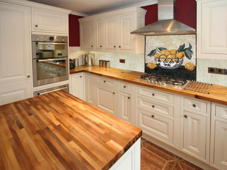 Kitchen Mosaic Backsplash Designed by Mosaics Lab