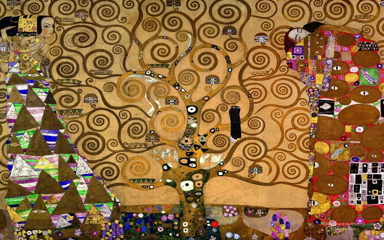 The Tree of life painting by Gustav Klimt