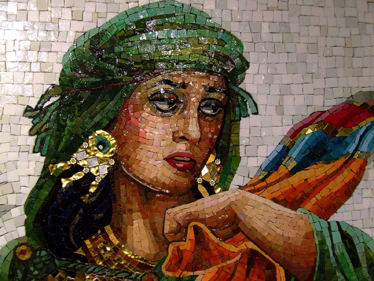 Lilian has the ability to capture the emotions of her subjects in a beautiful mosaic artwork.