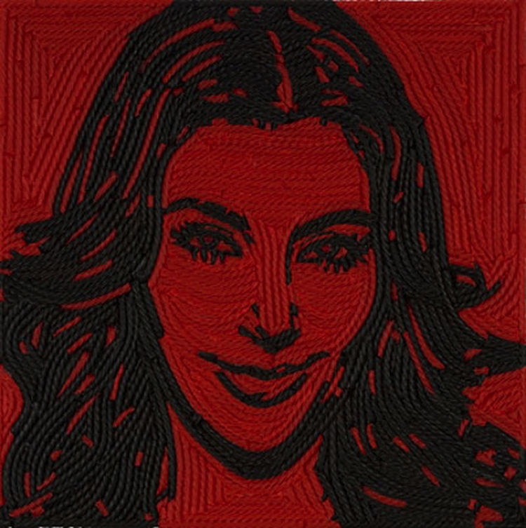 Kim Kardashian Mosaic Design by Jason Mecier.