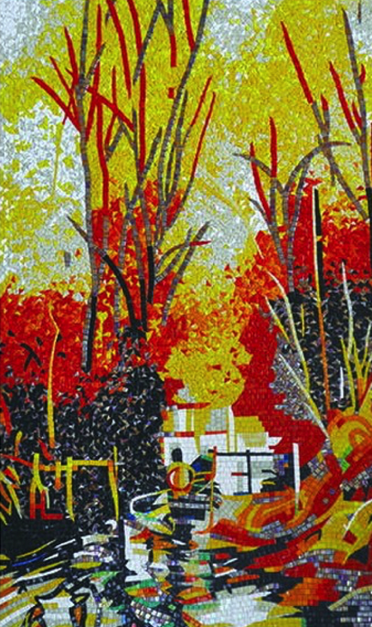 Customized Handmade Mosaic Design by Mosaics Lab.
