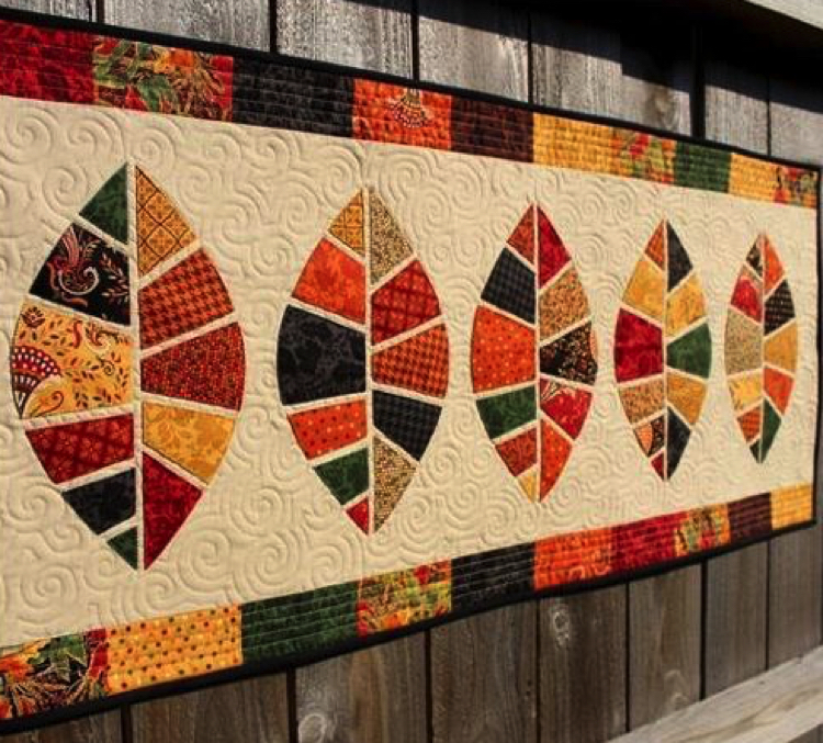 Mosaic design of fabulous leaf series.