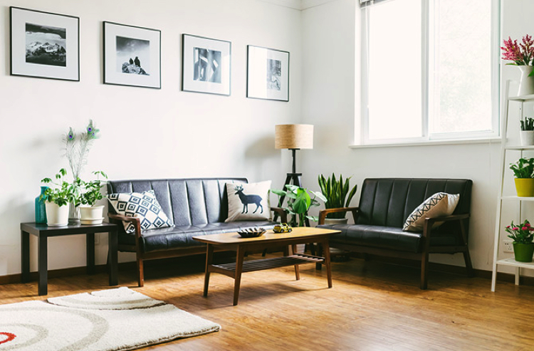A Living Room designed with Feng Shui in mind. 