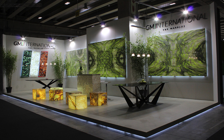 Minimal display burst with organic color Designed by GMInternational.
