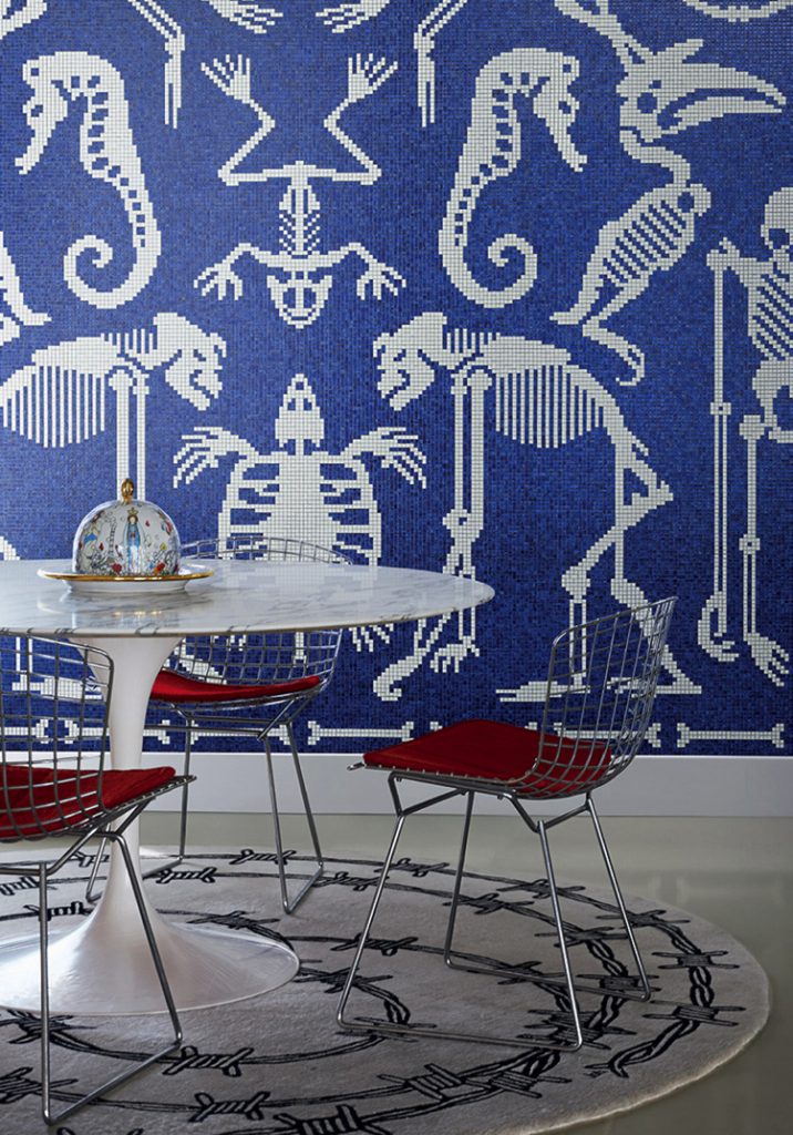 Beautiful Halloween inspired mosaic design