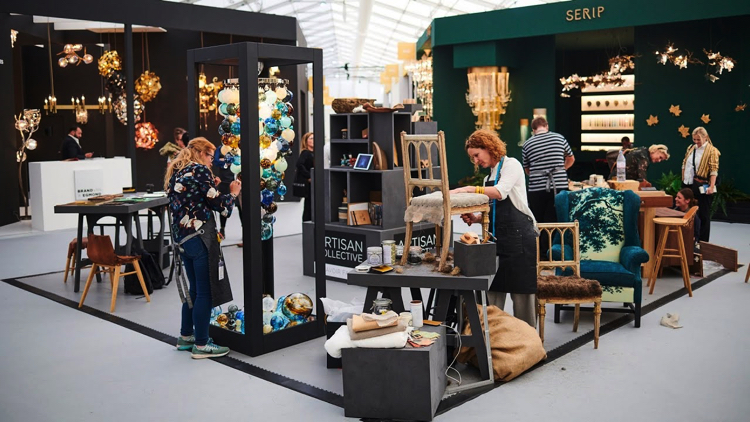 Gorgeous upholstery and home accents at Decorex 2019
