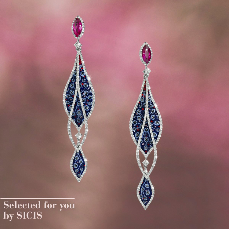 Delicate and mind-blowing micro mosaic design Designed by Sicis.