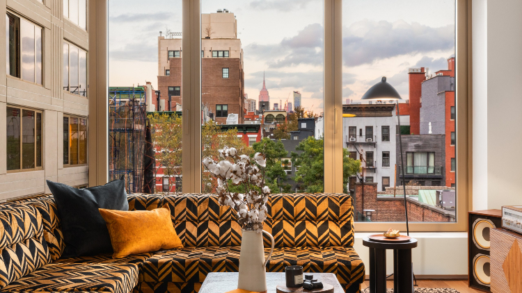 Beautiful space designed by Kravitz Design