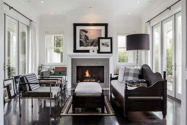 Gorgeous industrial vibe designed by Dianne Keaton