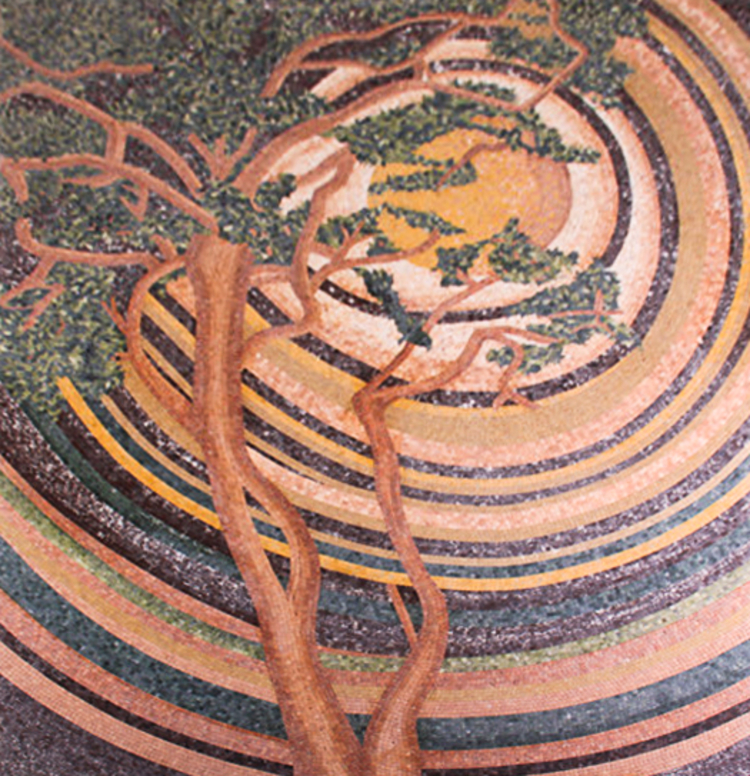 Beautiful Contemporary Mosaic Artwork — Copyright © Mosaics Lab