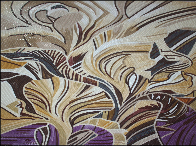 An elegant mosaic artwork that would add an exotic touch to your space