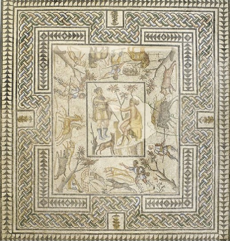 custom traditional roman mosaic artwork