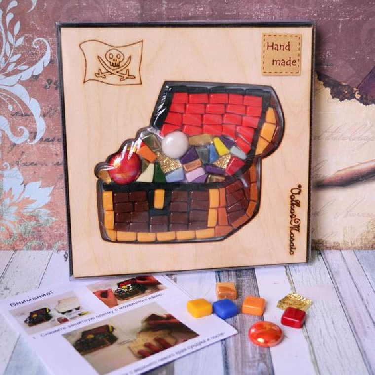 Mosaic art DIY kit for kids.