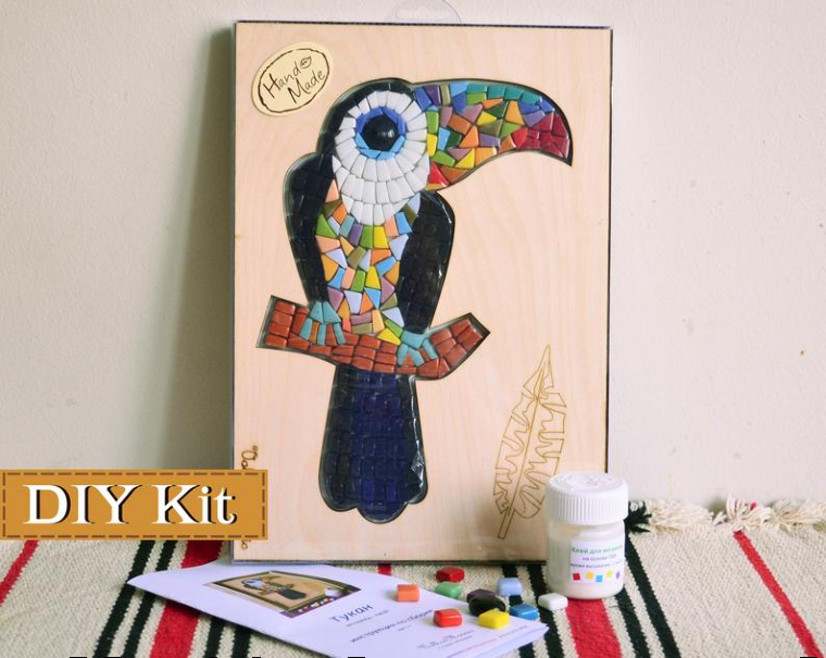 DIY mosaic art kit for kids