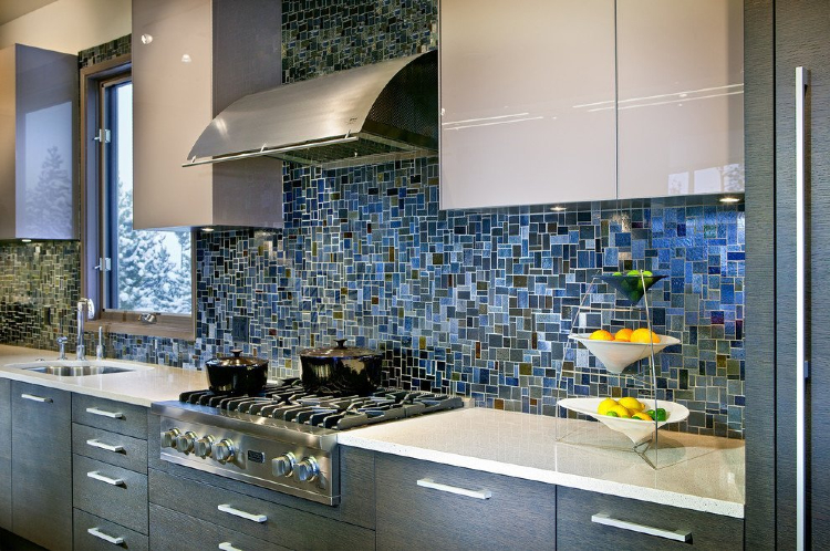 Kitchen mosaic backsplash | Mosaics Lab