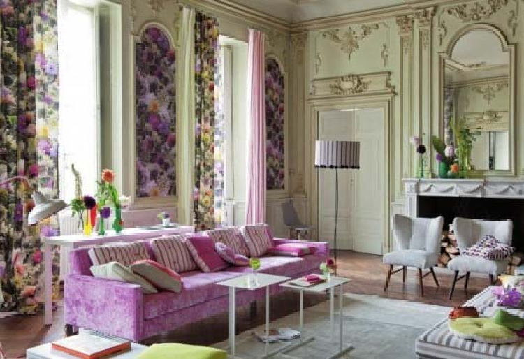 Beautiful spring inspired interior décor.
