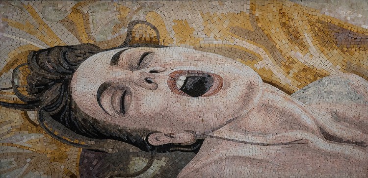 Ecstasy: Contemporary mosaic artwork from Modern Mosaic Gallery.