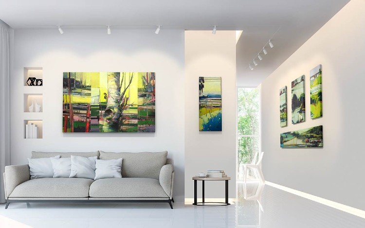 Gorgeous living room lighting