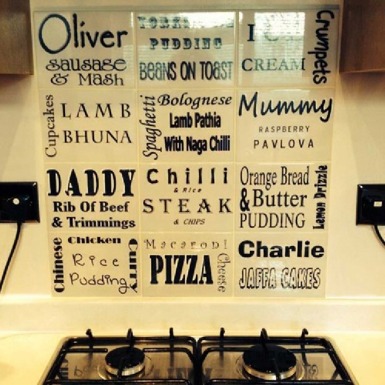 Customized mosaic for your kitchen backsplash.