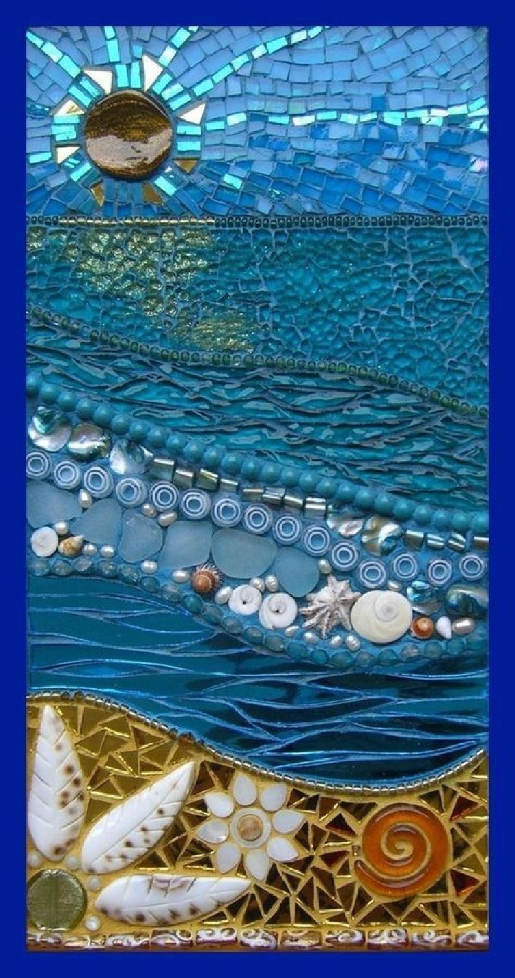 Gorgeous bathroom mosaics that makes any bathroom lively and charming.