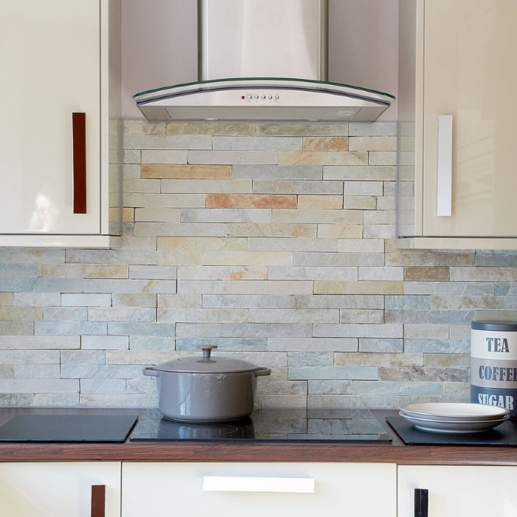 simple kitchen mosaic backsplash tiles.