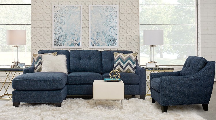 Comfy furniture interiors.