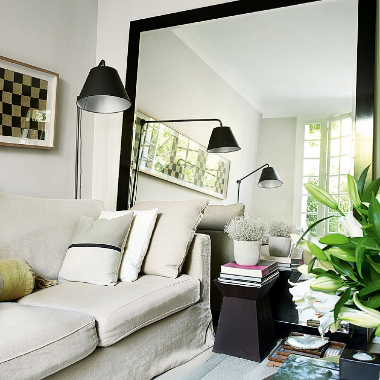 Mirrors will usually enhance the home interiors.