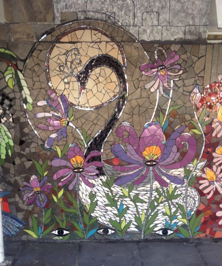 Swan Mosaic makes a gorgeous animal Mosaic Artwork