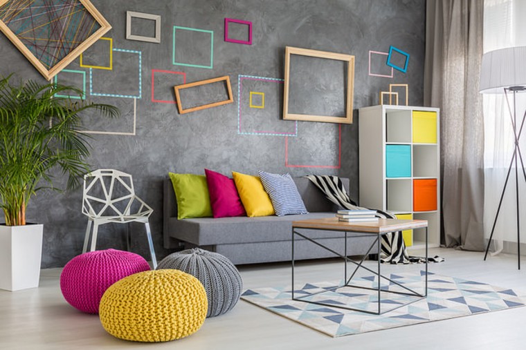 Simple and unique statement wall.