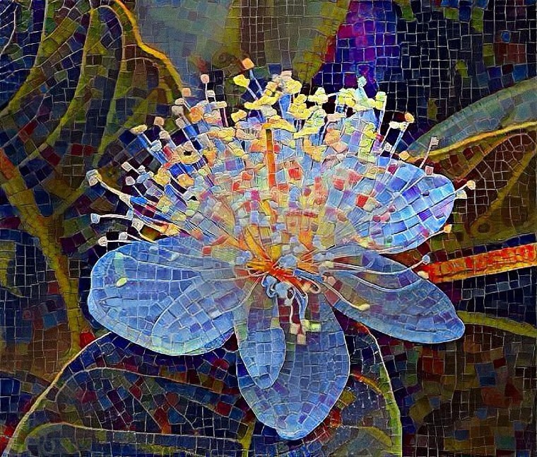 Contemporary Mosaic artwork with beautiful background