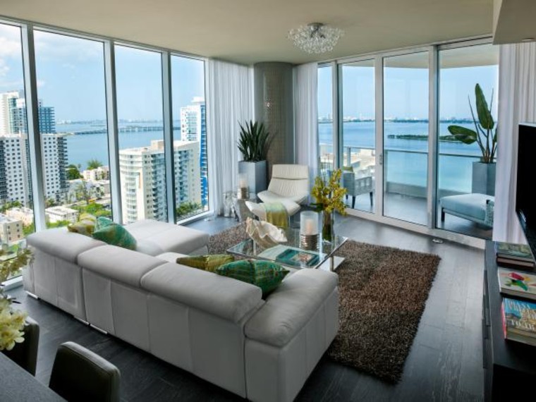 Spacious interiors with natural colors.