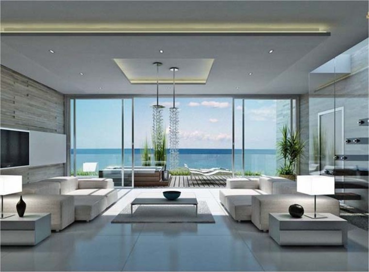 Luxury and minimalistic interior design.