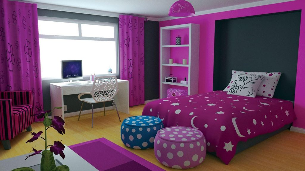 Gorgeous and striking bedroom colors. Design Inspiration by Mosaics Lab