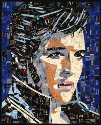 Elvis mosaic artwork by Sandhi Schimmel | Mosaic Art Inspiration by Mosaics Lab