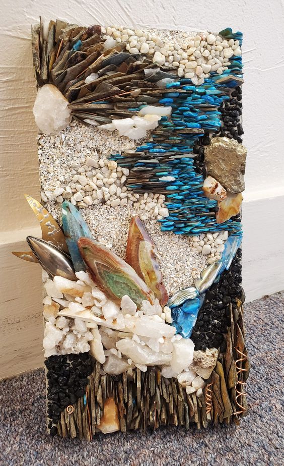 Mosaic Mural by Cheryl Cohen. Mosaic Design inspiration by Mosaics Lab.