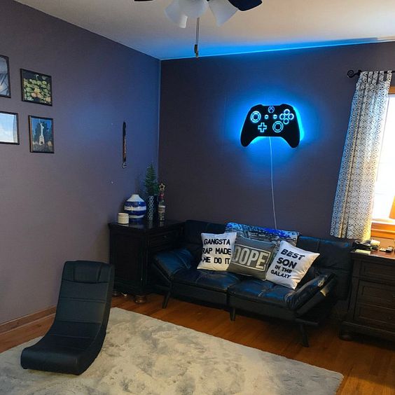 Beautiful decor for teenager gamers. Design Inspiration by Mosaics Lab