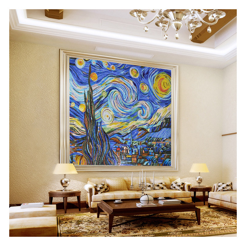 Starry Night Mosaic Mural by Mosaics Lab | Black Friday Promotion