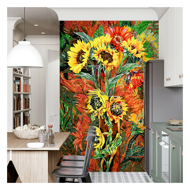 Contemporary Mosaic Mural by Mosaics Lab | Black Friday Promotion