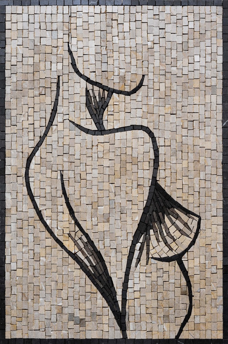 Abstract Mosaic Mural by Mosaics Lab