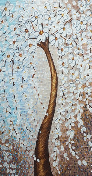 Amazing tree mosaic artwork by Mosaics Lab