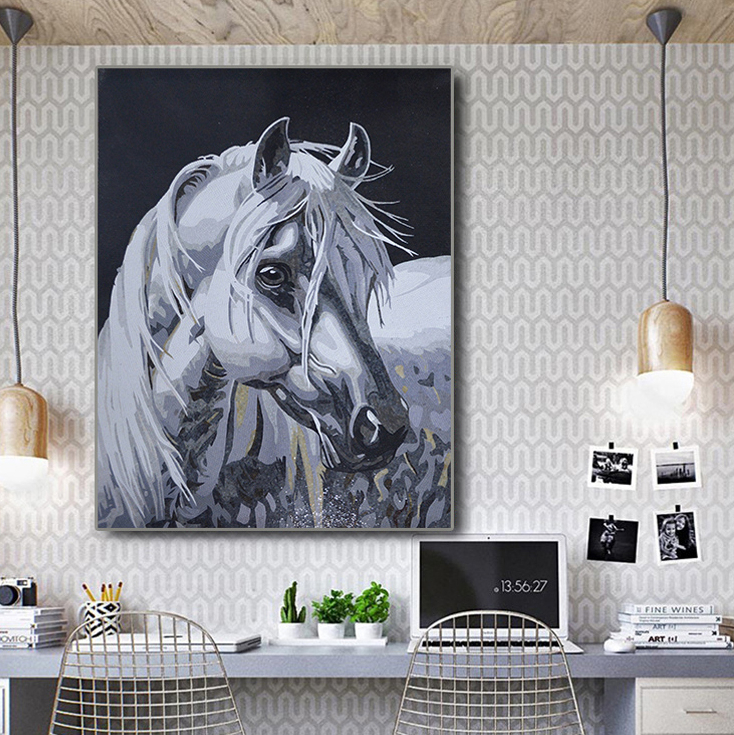 Beautiful Horse Mosaic Artwork by Mosaics Lab