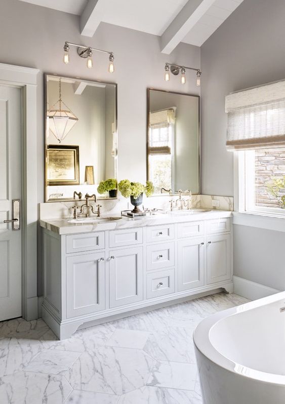 Marble Bathroom Interiors