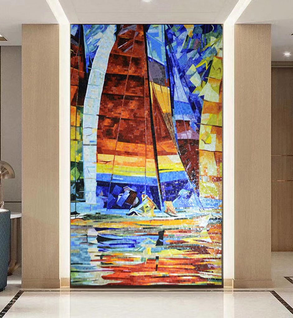Stunning mosaic design by Mosaics Lab