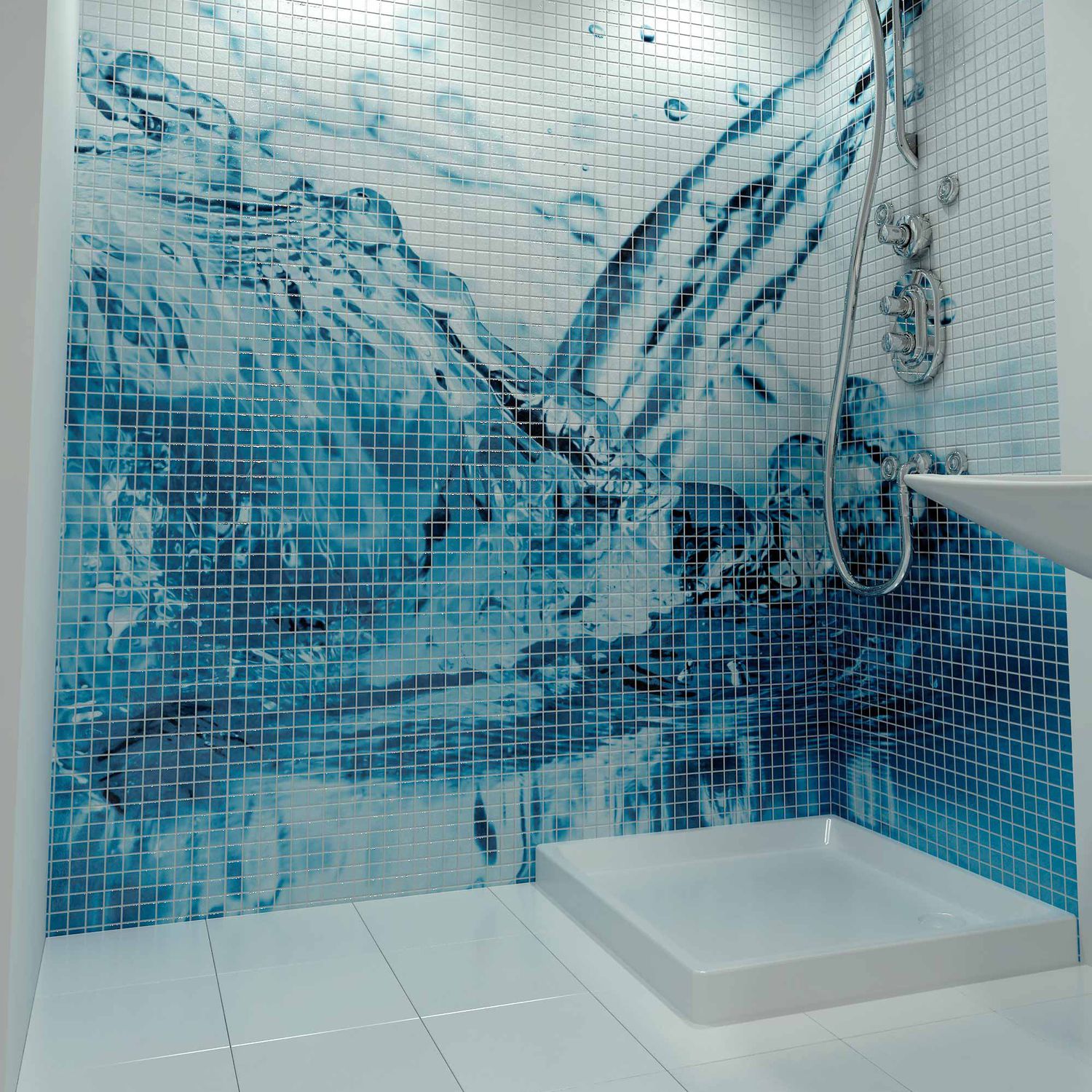 Mosaic Bathroom Backsplash and Designs 