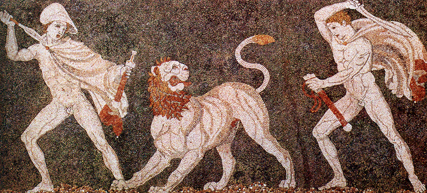 Ancient and Rustic Mosaic Artwork