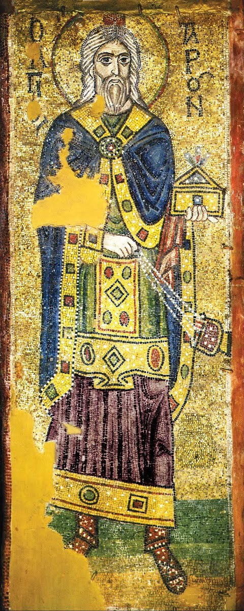 The high priest Aaron Mosaic Artwork